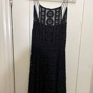 Free people lace midi dress